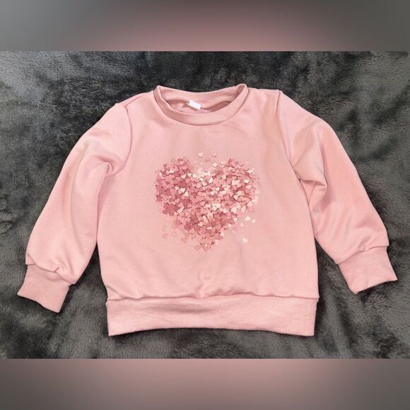 1-2y heart sweatshirt - Picture 1 of 2
